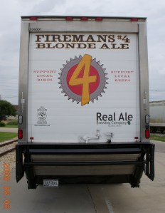 Firemans 4 Blonde Ale truck