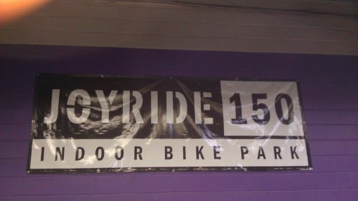 Joyride 150 sign