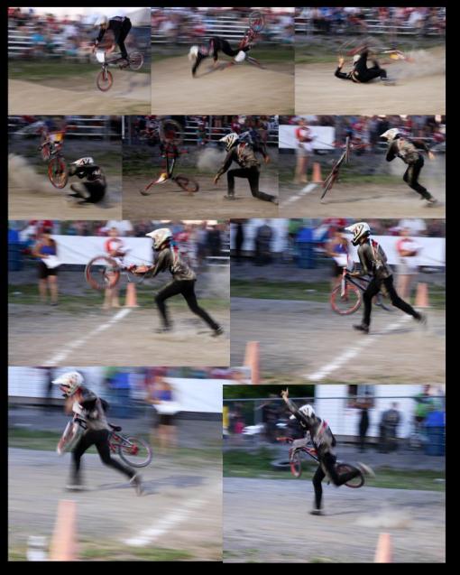 Michael Morris spectacular finish