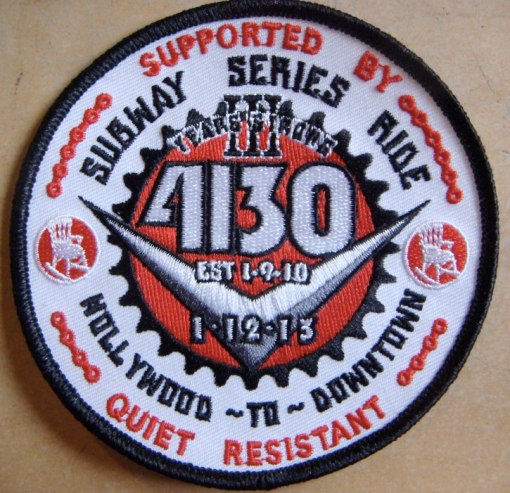 4130 3-year anniversary patch