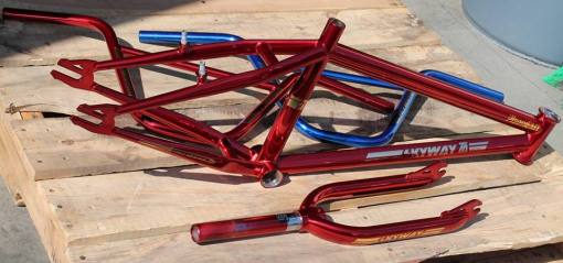 Candy Chrome Skyway Frame and Fork