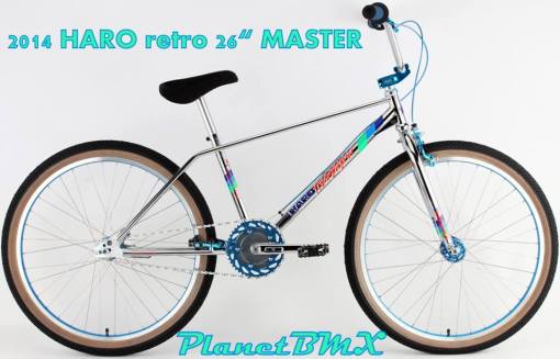 Haro retro 26in Master spoked wheels