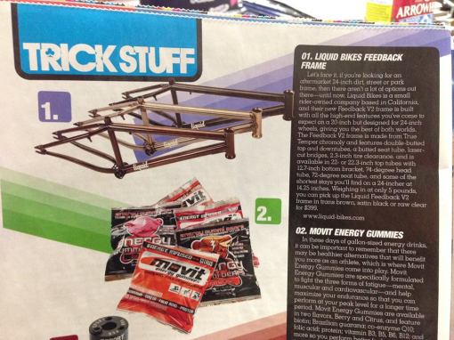 liquid bikes in April BMX Plus