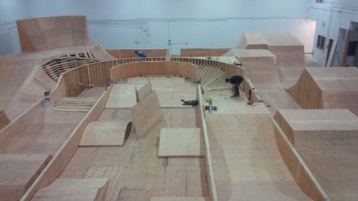 Epic Indoor Bike Park jump room