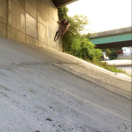 Chris Piascik tuck on 26in Trail Boss