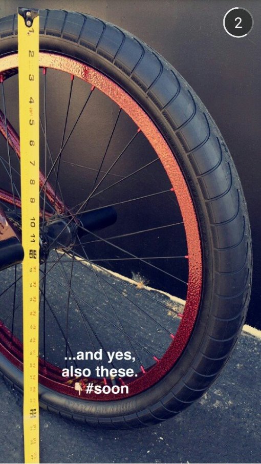 24 inch Chase Hawk tires snapchat